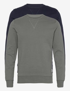 JJEBASIC SWEAT CREW NECK 2PK MP - sweatshirts - navy blazer