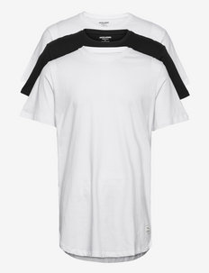 JJENOA TEE SS CREW NECK 3PK MP NOOS - kortærmede t-shirts - white