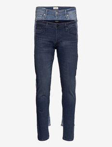 JJIGLENN JJORIGINAL AM 812/815 2PK MP - slim jeans - blue denim