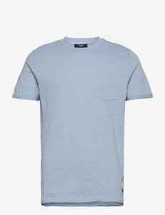 JPRBLATROPIC SOLID SS TEE CREW NECK SN - basic t-shirts - ashley blue