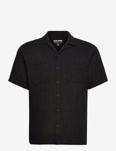 JORRORY RESORT SHIRT SS BLK - basic skjortor - black