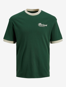 JORRINGER CREW NECK SS TEE TC122 LN - basic t-shirts - dark green