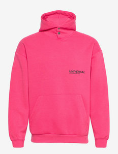 JORFLASH SWEAT HOOD LTN - hoodies - hot pink