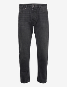 JJICHRIS JJCOOPER JOS 490 PCW - loose jeans - black denim