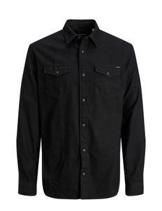 JJESHERIDAN SHIRT L/S NOOS - basic shirts - black denim
