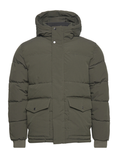 Khaki green Down jackets – special offers for men at