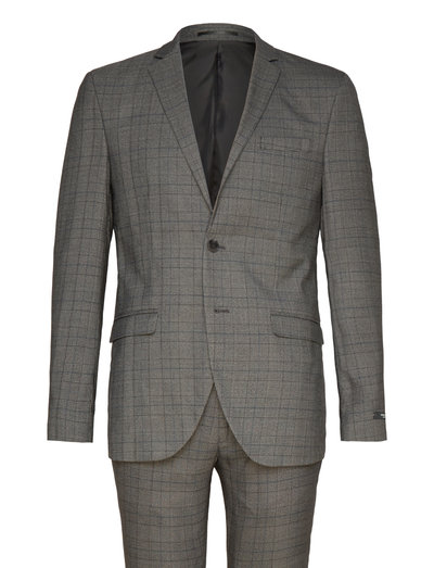 Jack & Jones Jprfranco Check Suit Sn (Dark Grey/Grey) - 103.99 ...