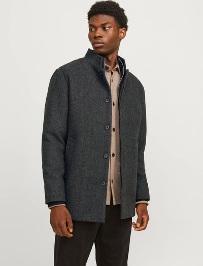 JACK&JONES JJEHARRISON Wool Jacket SN Jacket, Greige, XXL, grijsbeige, XXL