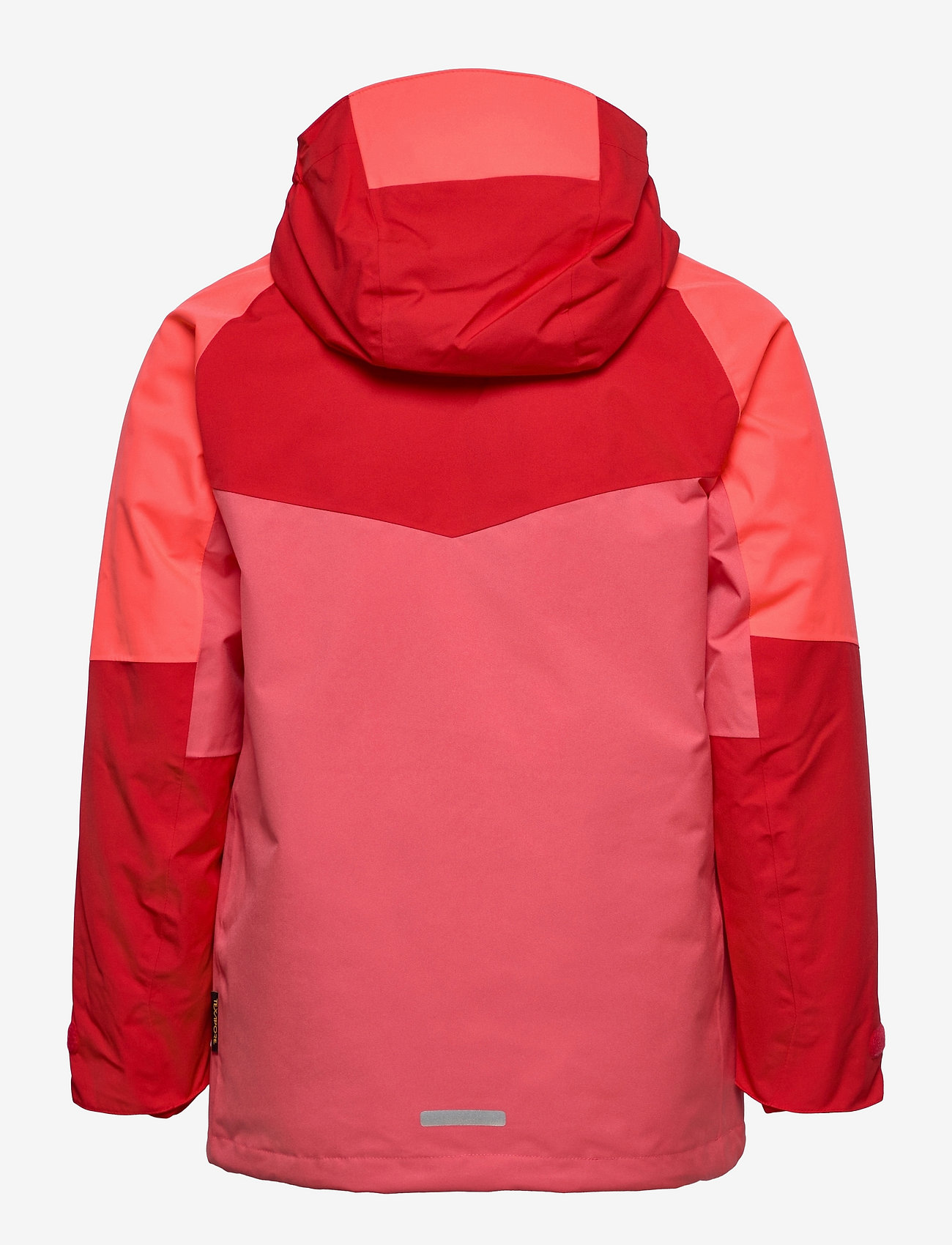 red snow jacket