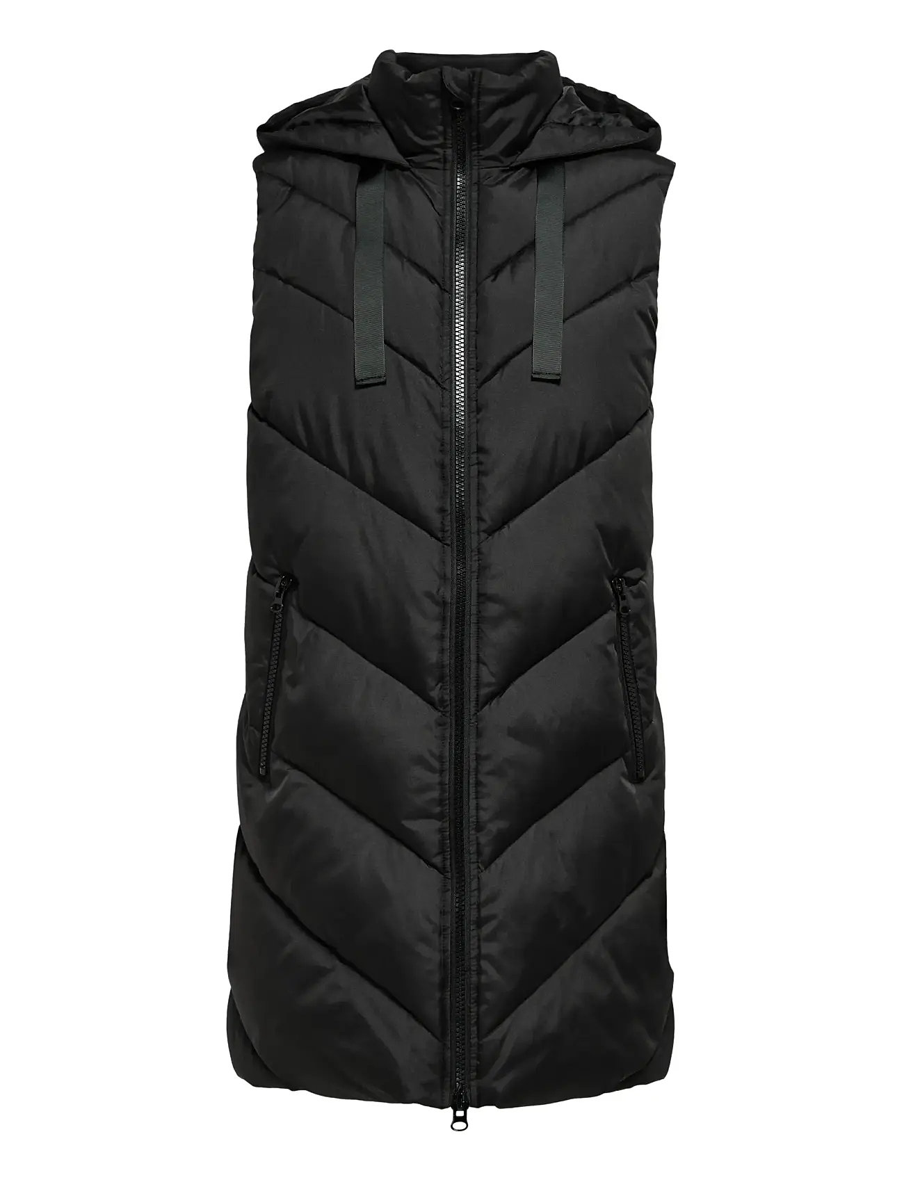 JDY Jdyskylar Life Hood Weste Otw Noos Schwarz - M - Damen