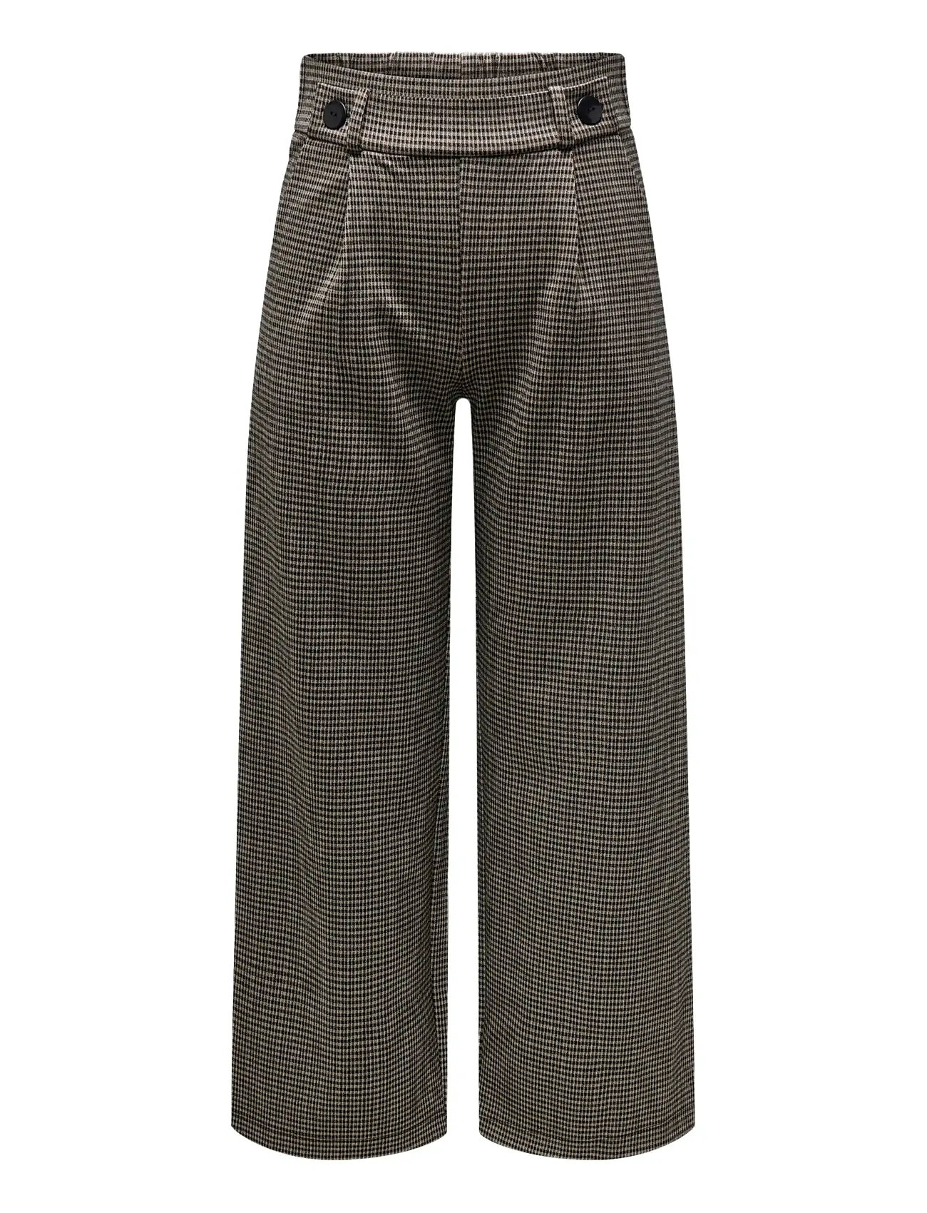 JDY Jdygeggo Mia Long Check Hose Jrs Noos Braun - Mx34 - Damen