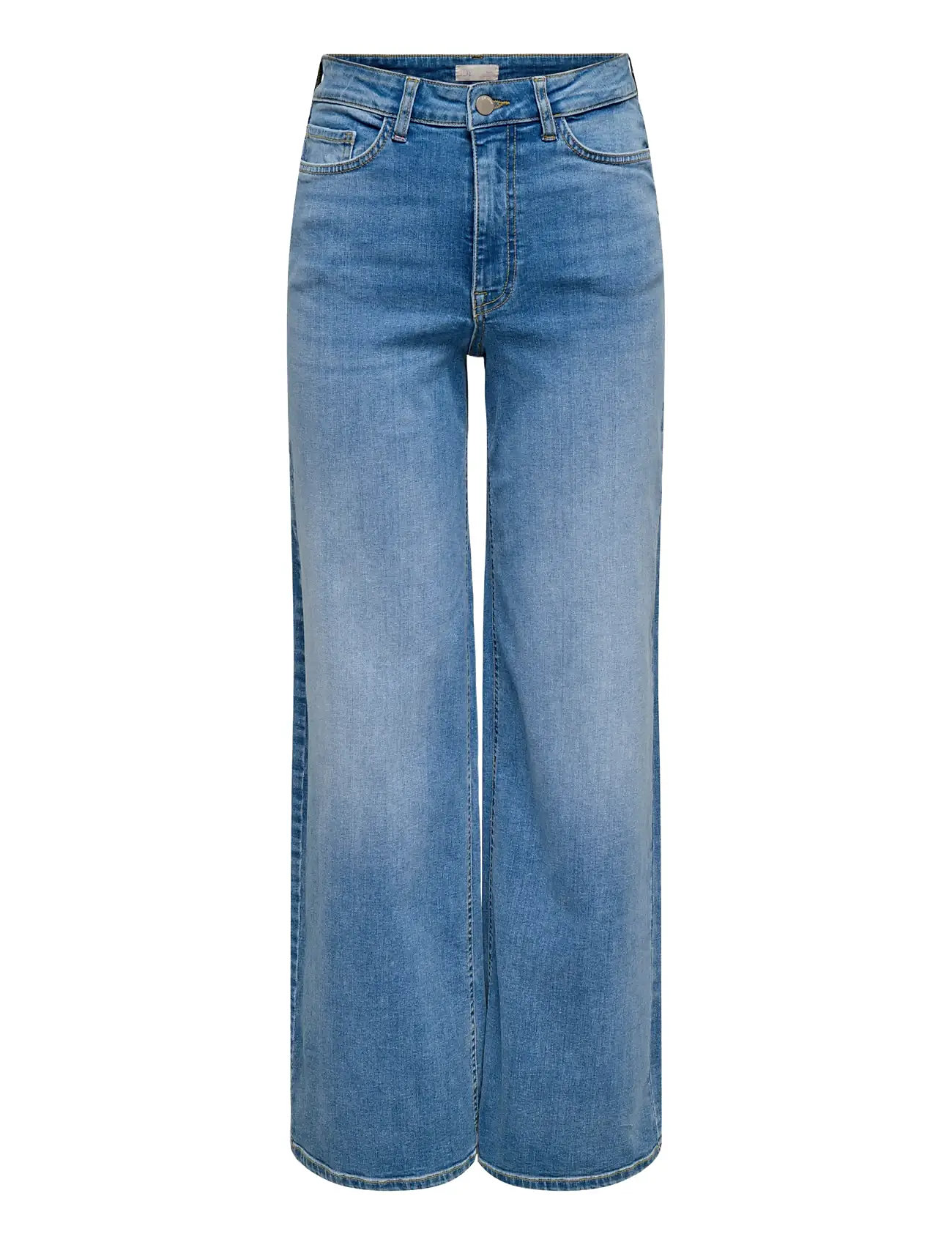 JDY Jdyfelina-Fina Hw Wide Med Blau Dnm Noos Blau - Mx34 - Damen