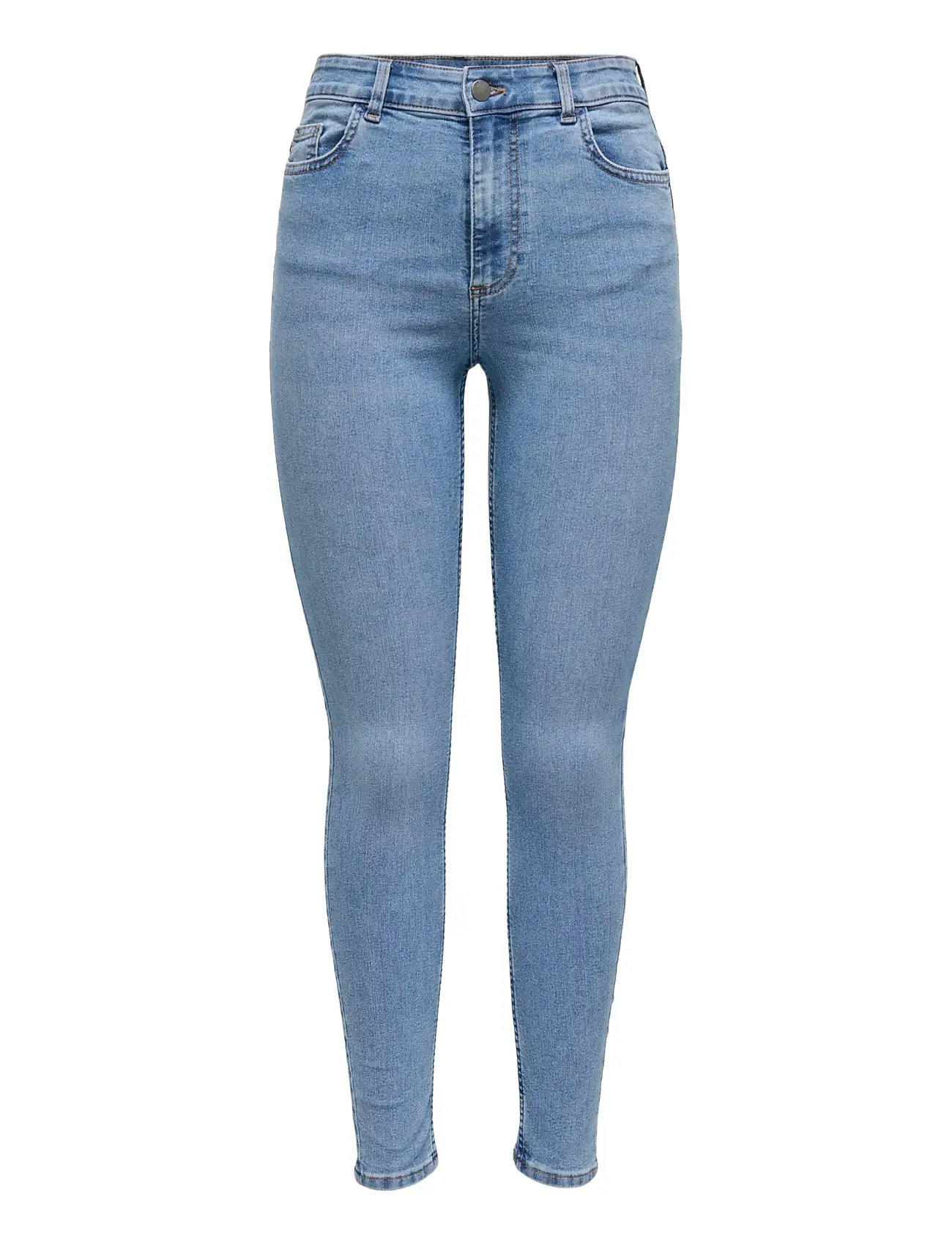 JDY Jdymoon Hw Skinny Jeans Medbluednm Noos Blau - Mx34 - Damen