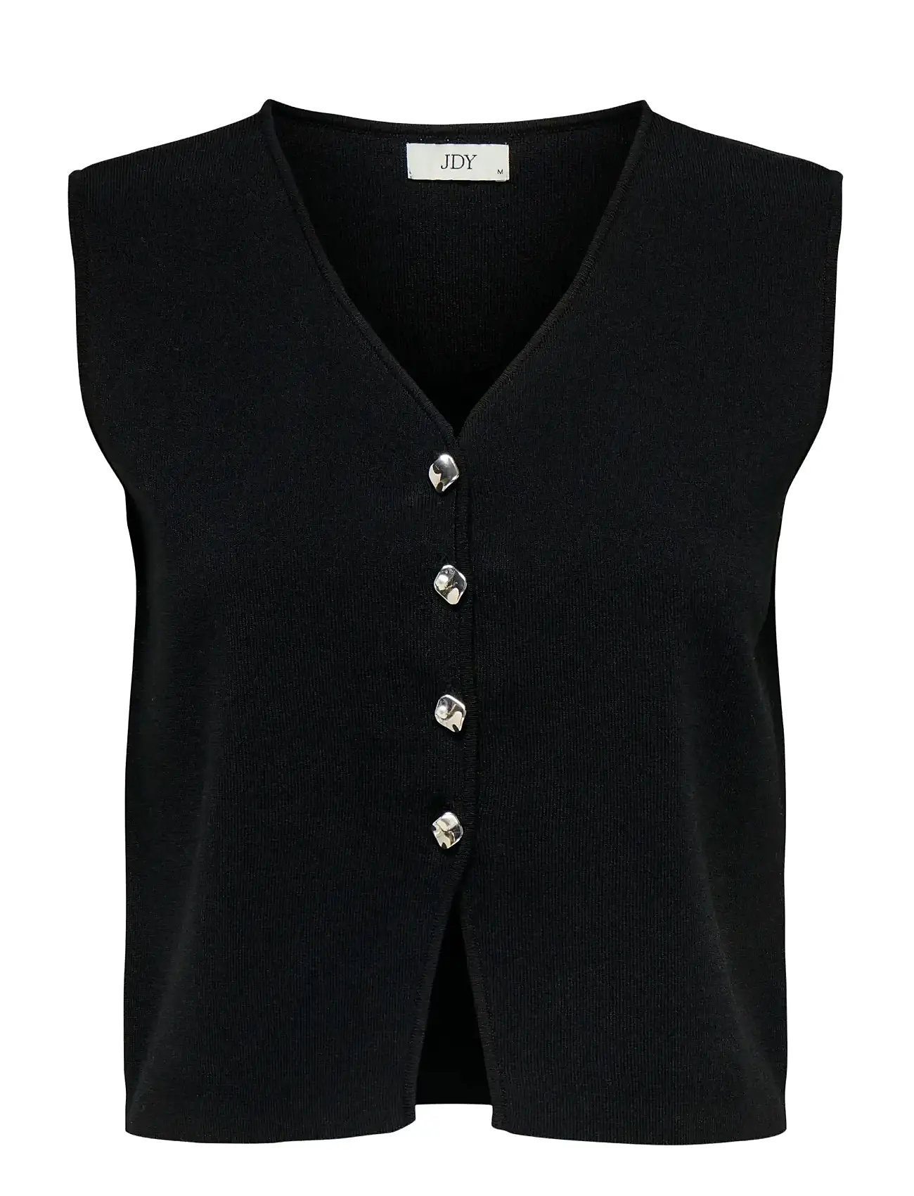 Jdyastra S/L Vest Knt Vests Knitted Vests Black JDY