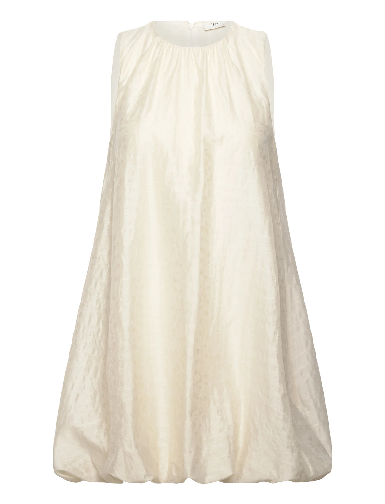 Jdylucca S/L Bubblehem Dress Wvn Exp Kort Kjole White JDY