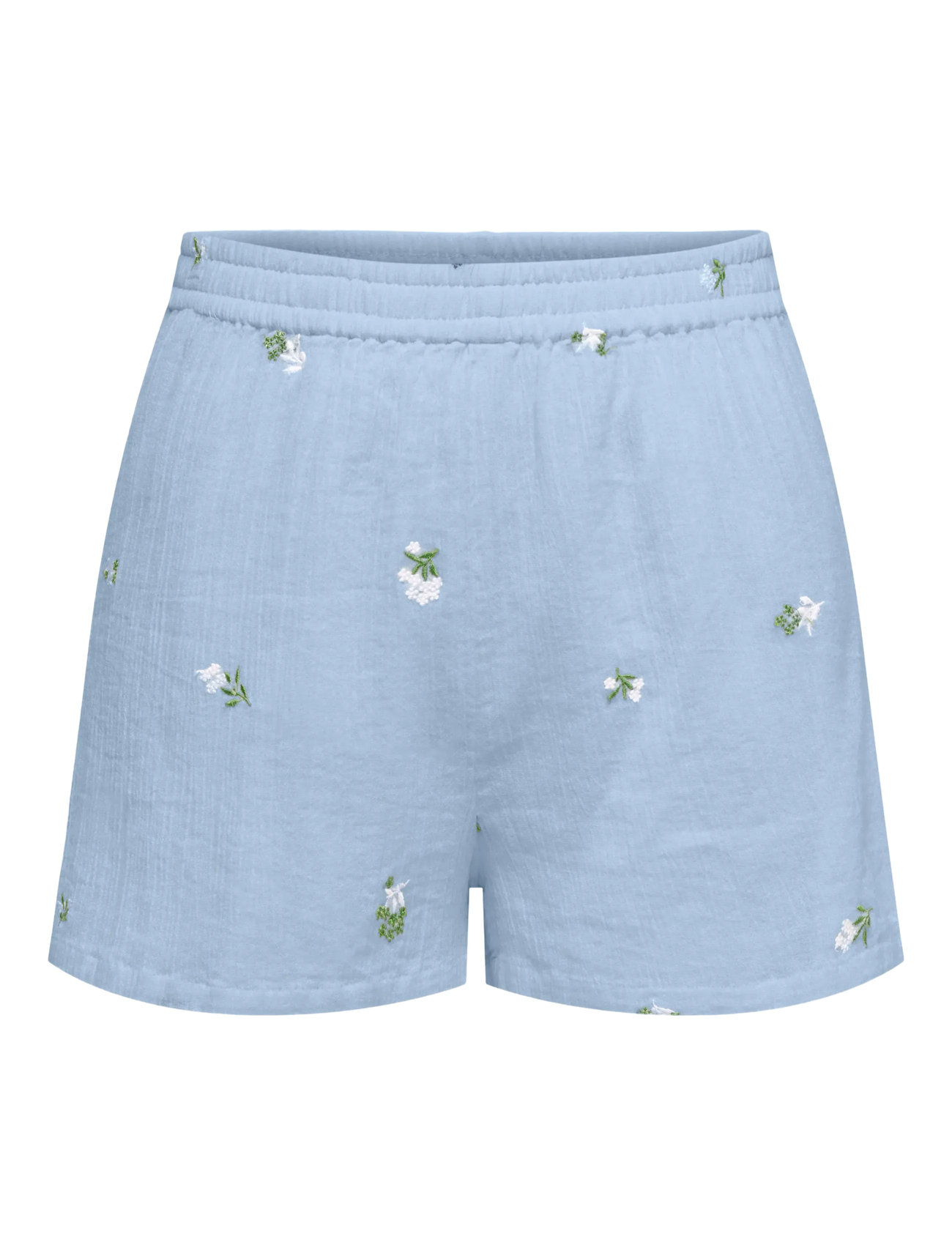 JDY Jdyalba Hw Shorts Wvn Exp Blau - S - Damen