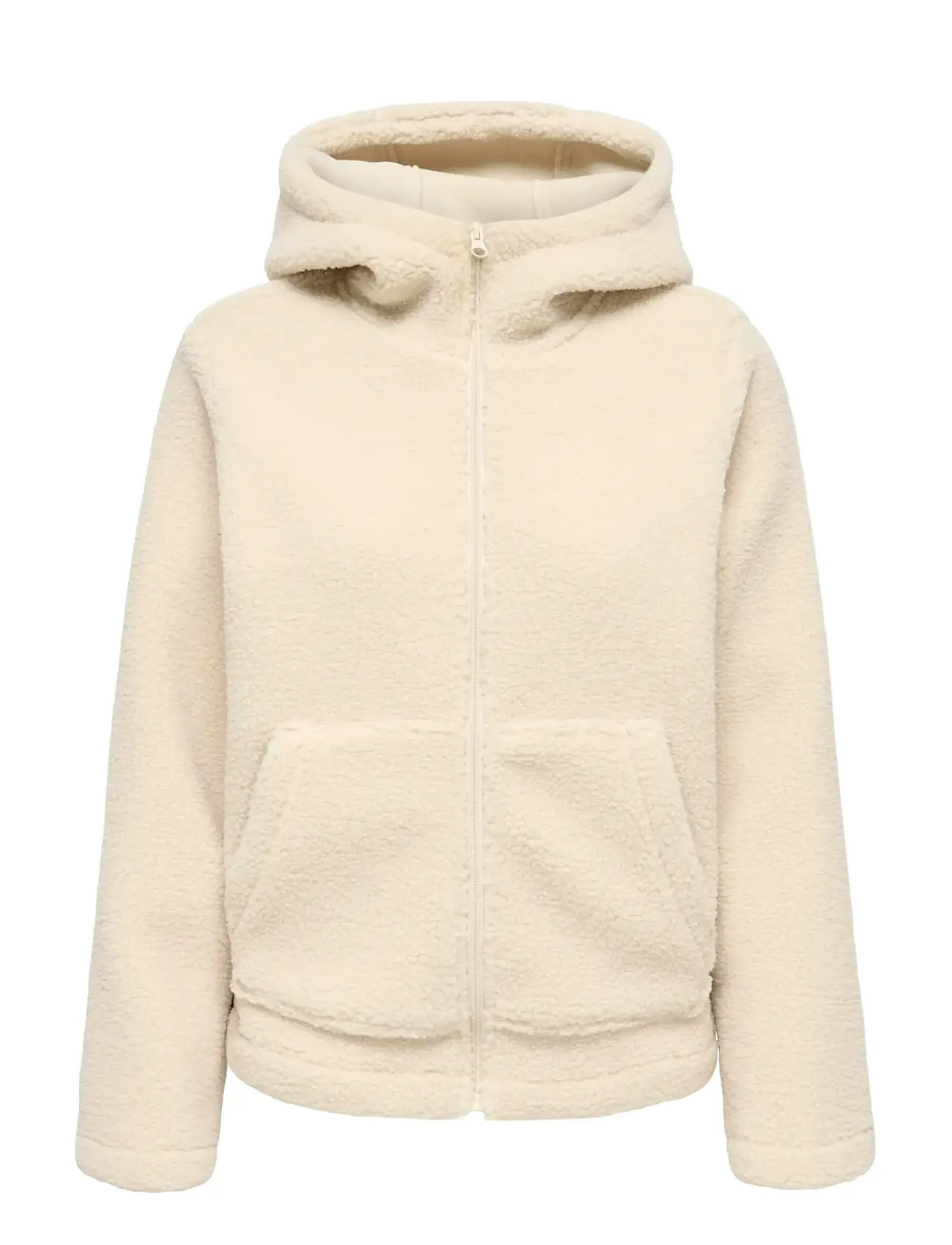 JDY Jdyreba Teddy Hood Jacke Otw Yfm Cream - S - Damen