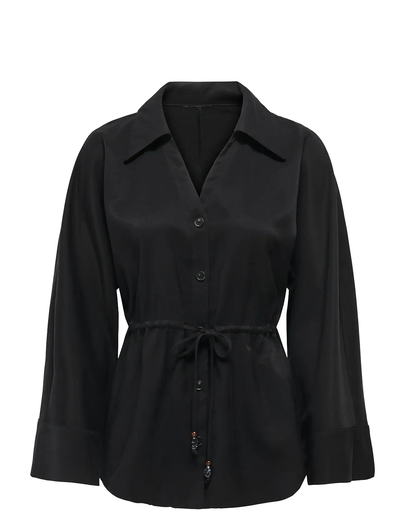 JDY Jdymilena L/S Shirt Wvn Exp Schwarz - L - Damen