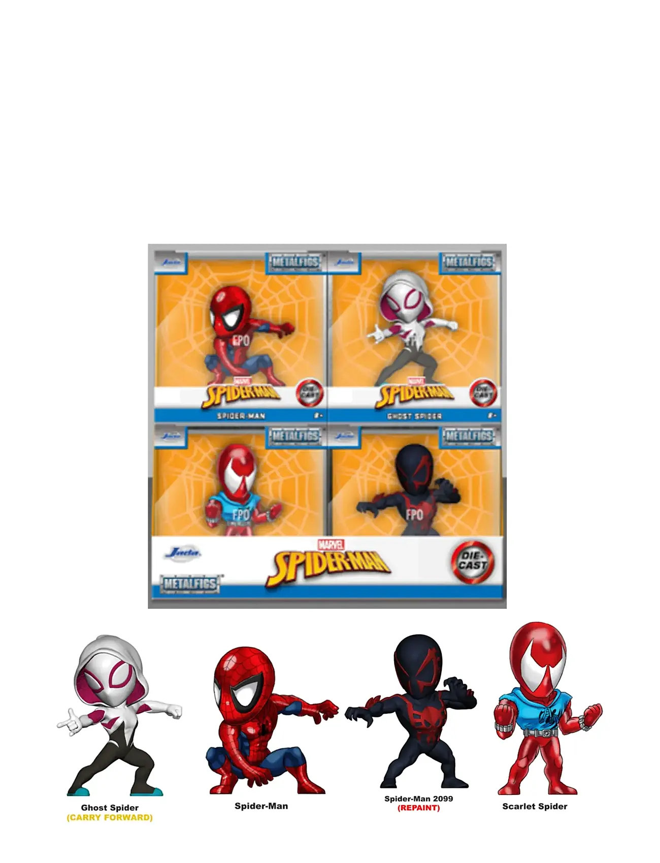 Marvel Samlarfigur, 6,5 Cm, Wave 4 Toys Playsets & Action Figures Movies & Fairy Tale Characters Multi/patterned Jada Toys