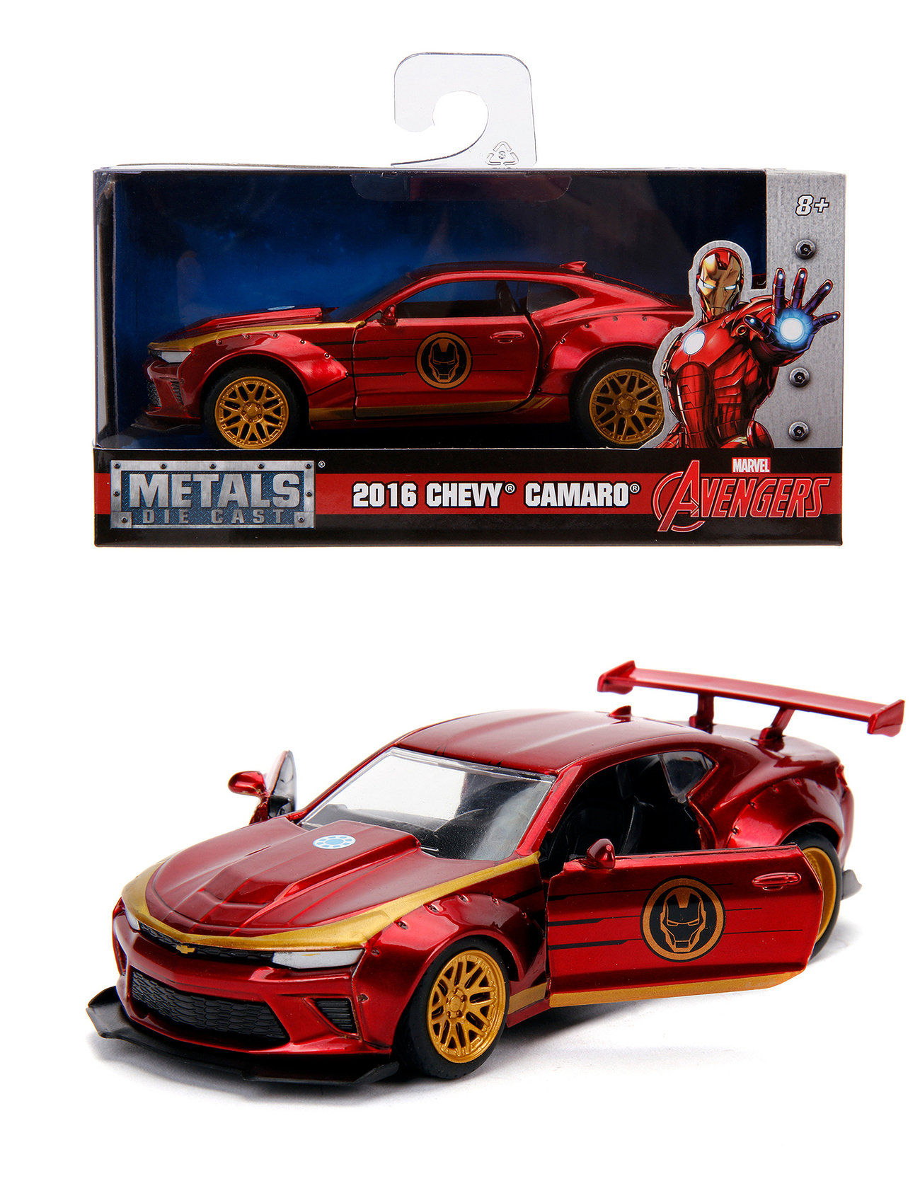 Marvel Iron Man 1:32 Toys Toy Cars & Vehicles Red Jada Toys