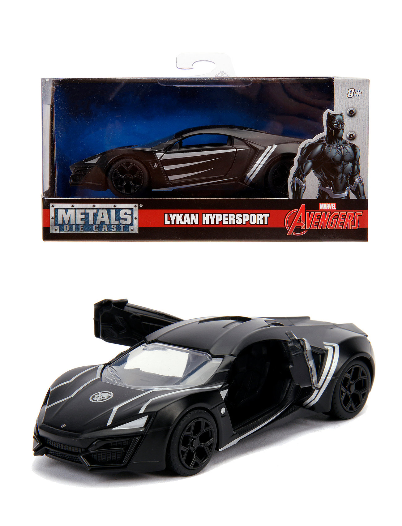 Marvel Black Panther 1:32 Toys Toy Cars & Vehicles Black Jada Toys