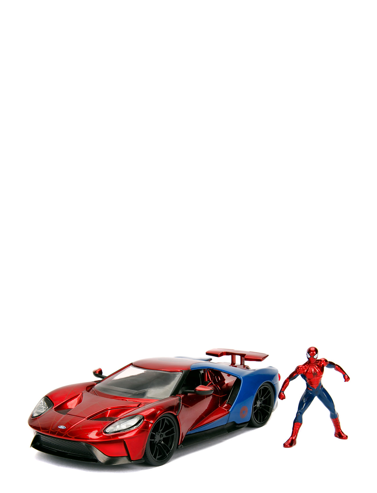 Marvel Spiderman 2017 Ford Gt 1:24 Toys Toy Cars & Vehicles Toy Cars Multi/patterned Jada Toys