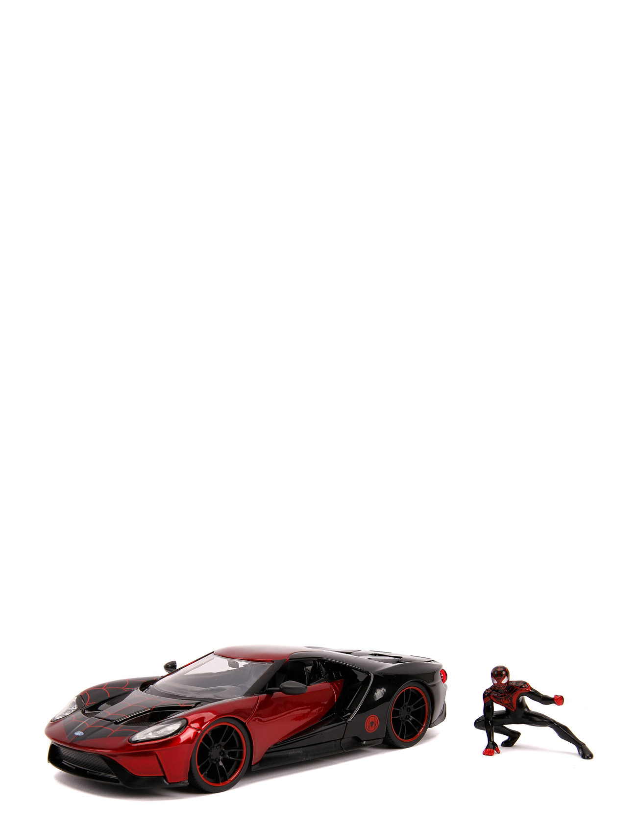 Marvel Miles Morales 2017 Ford Gt 1:24 Toys Playsets & Action Figures Action Figures Black Jada Toys