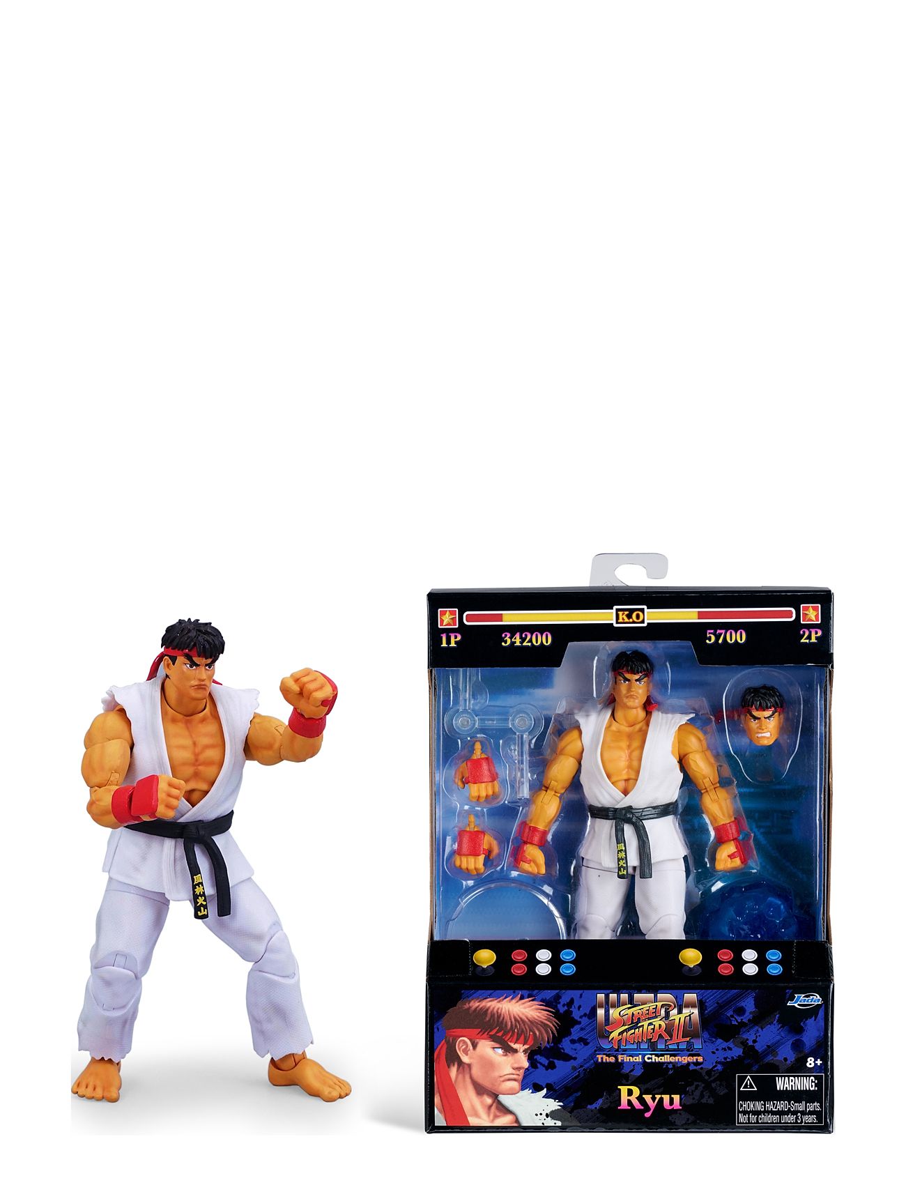 Jada Leksaker Jada Leksaker Street Fighter Ii Ryu 6" Figure Multi/patterned