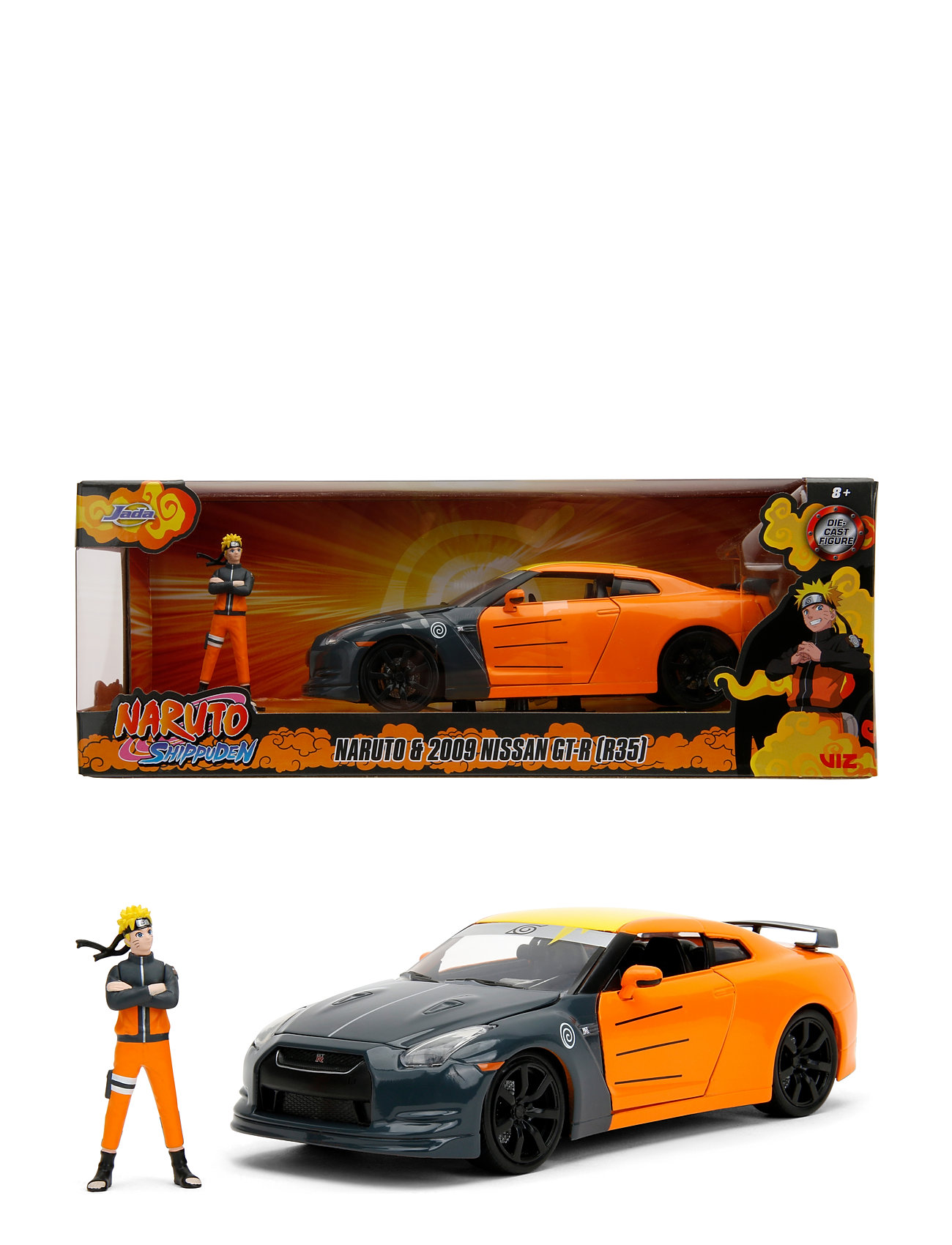 Naruto Nissan Gt-R 1:24 Toys Playsets & Action Figures Action Figures Multi/patterned Jada Toys