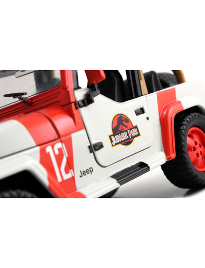 Jada Toys Jurassic Park 1992 Jeep Wrangler 1 24