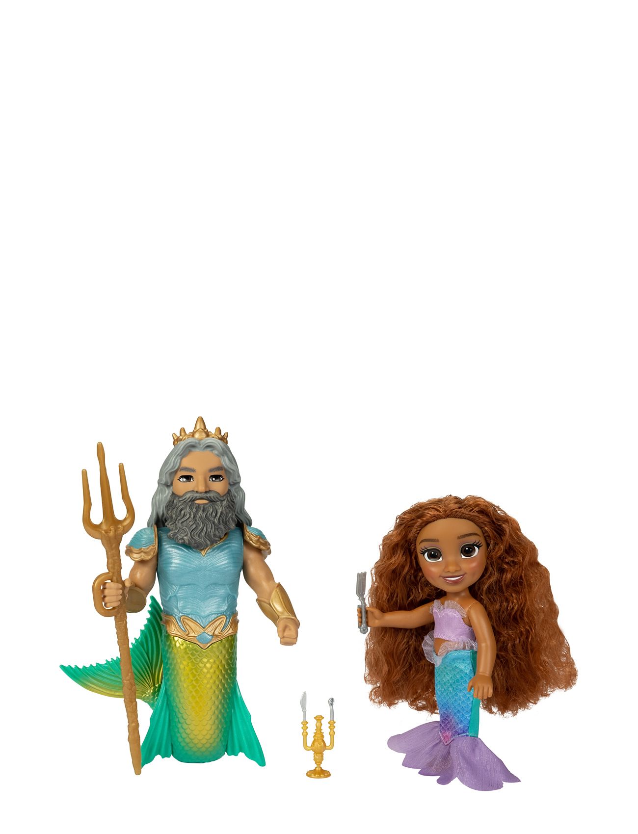 JAKKS Disney The Little Mermaid - 6" Petite Ariel And Triton Set Multi/patterned