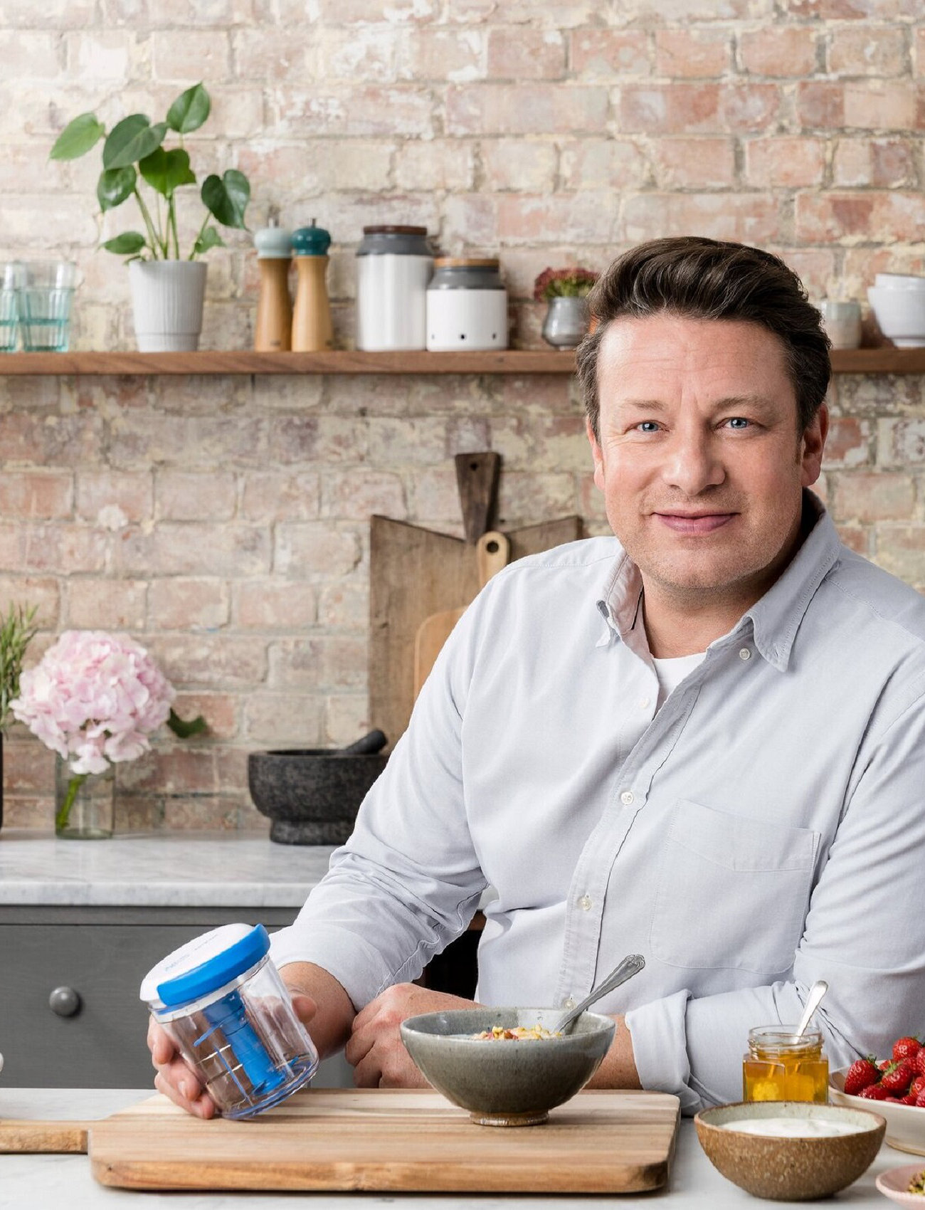 Jamie Oliver Tefal Jamie Oliver Chop & Shaker Blue, One Size, Blue, Køkkenredskaber > Andre Køkkenredskaber, Unisex