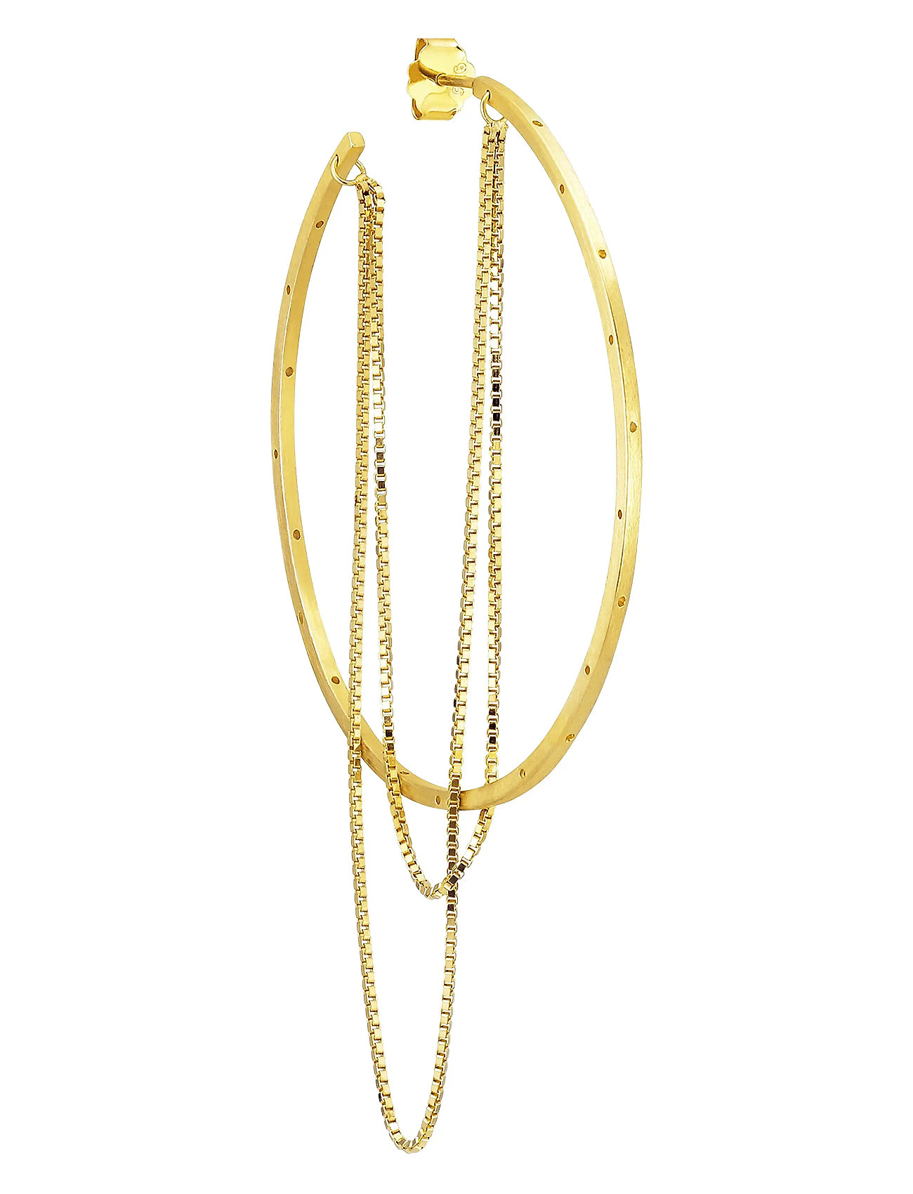 Jane Koenig Big Orbis Chain Hoop Guld