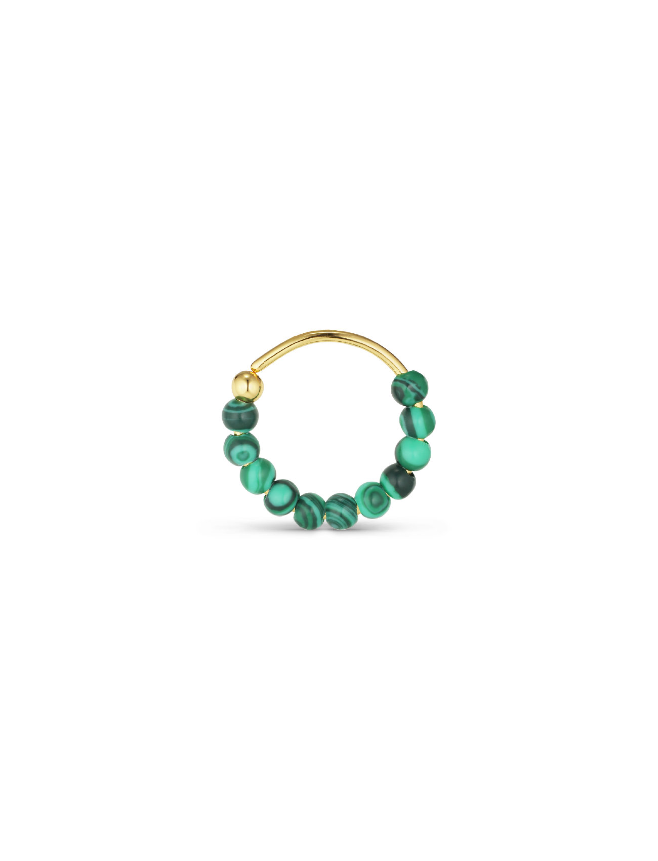 JANE KOENIG Bermuda Malachite Twist, Gold-Plated Sterling Silber Grün - One Size - Damen