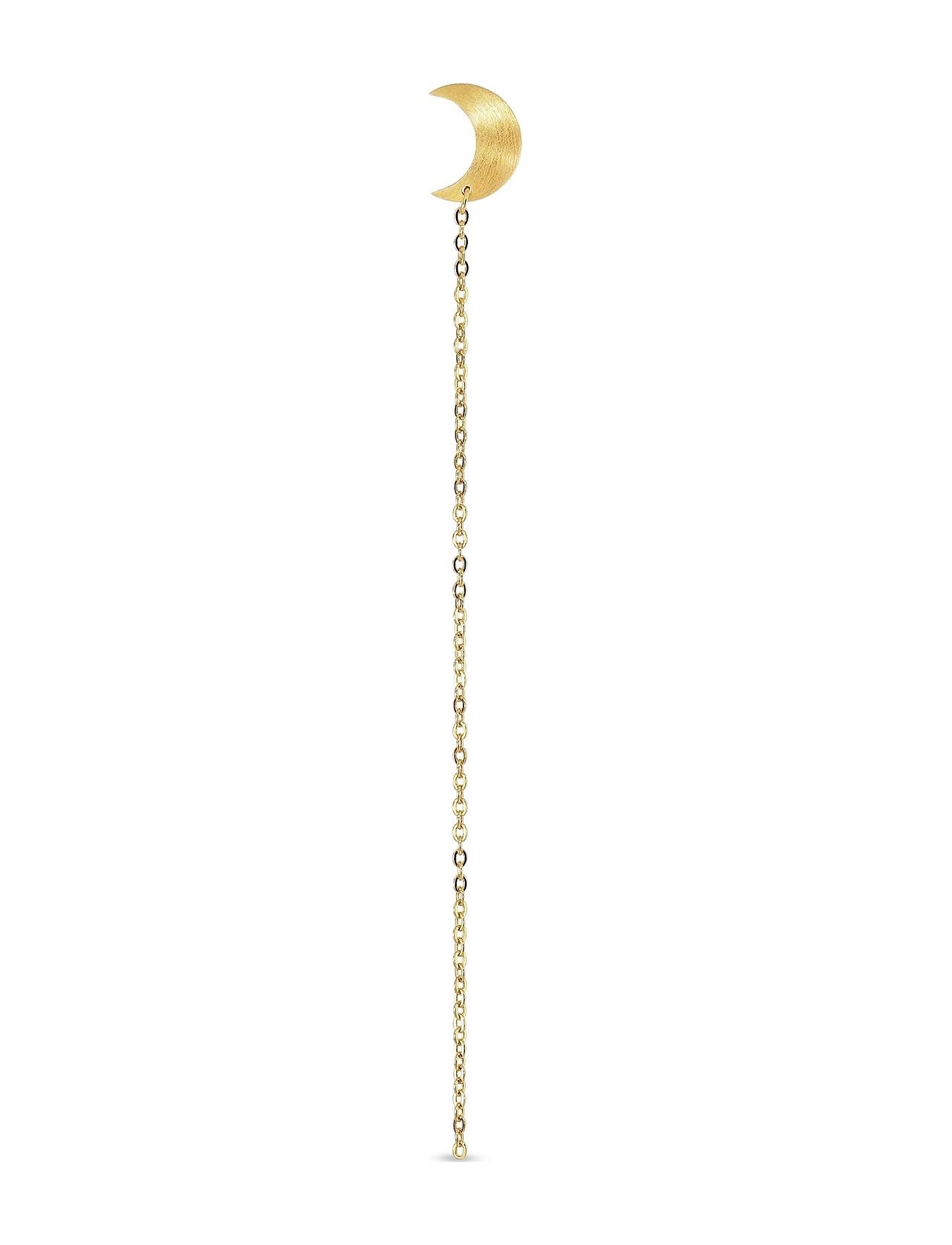 Jane Koenig Half Moon Chain Stud Guld