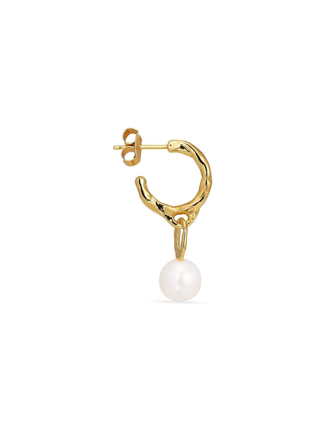 Jane Koenig Space Stud With Pearl Guld