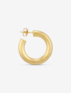 Chunky Hoop, gold-plated silver - kreolen - gold