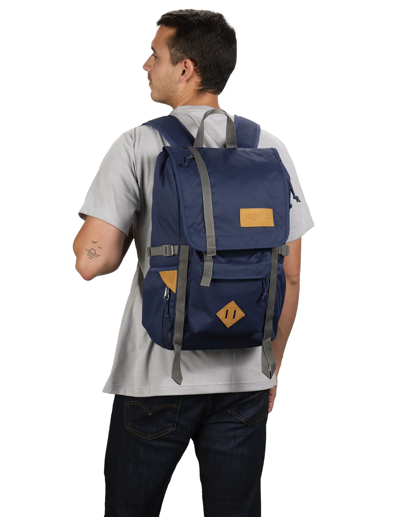 JanSport Hatchet, One Size, Navy, Tasker > Computertasker, Herre