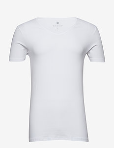 JBS of Denmark T-shirt V-neck - t-shirts mit v-ausschnitt - white