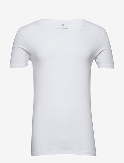 JBS of Denmark T-shirt V-neck - v-neck t-shirts - white