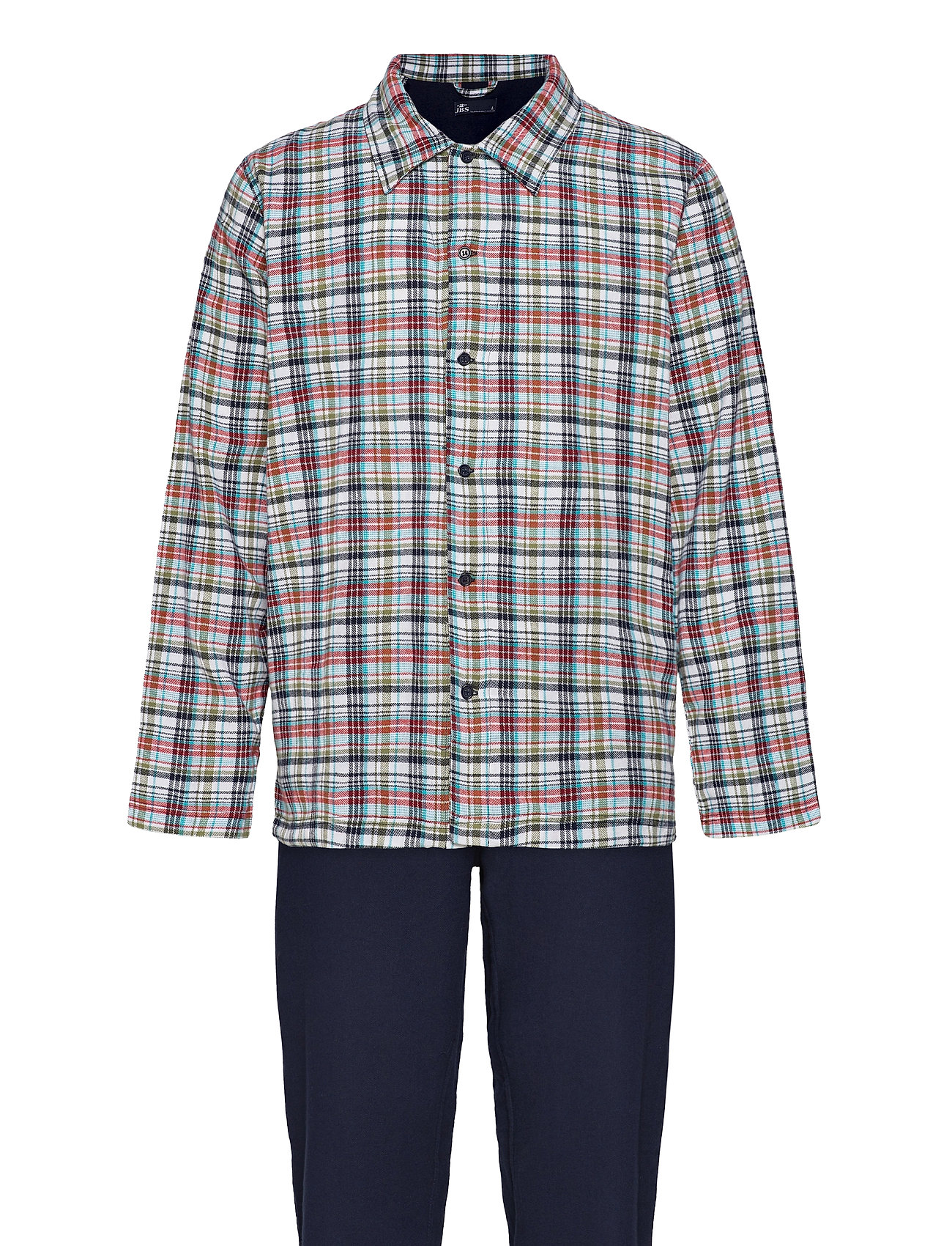 Jbs Pyjamas Flannel Pyjamas Nattøj Blå JBS
