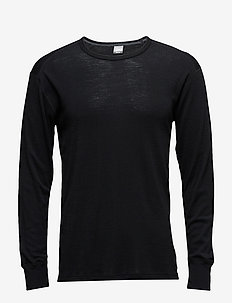 JBS, t-shirt long sleeve - basic t-shirts - black
