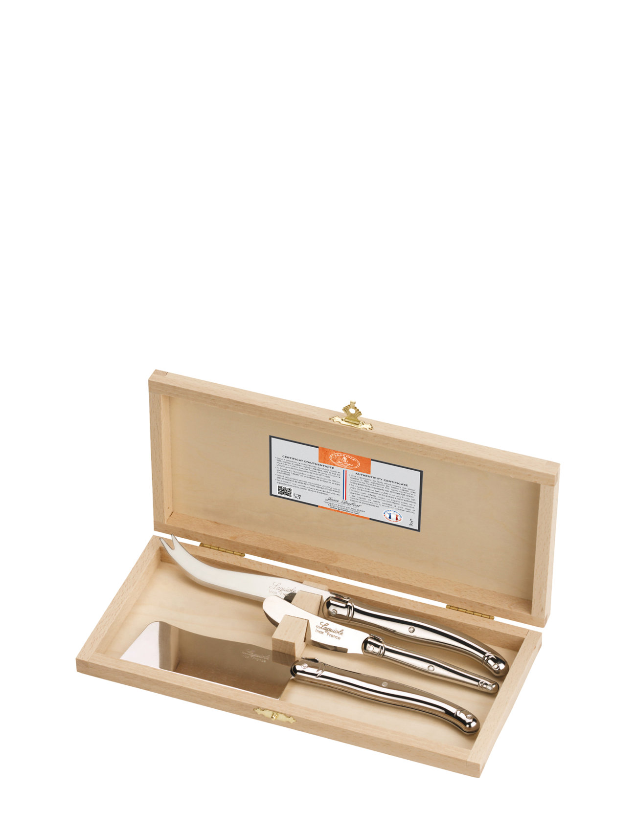 Ostesæt Laguiole Home Tableware Cutlery Cheese Knives Silver Jean Dubost