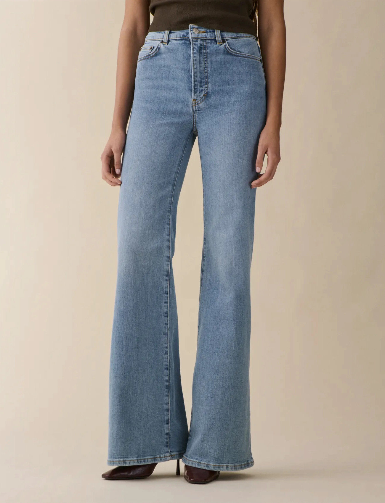 Jeanerica Fw007 Fuji Jeans, 30 x 32, Blue, Jeans > Flares, Dame
