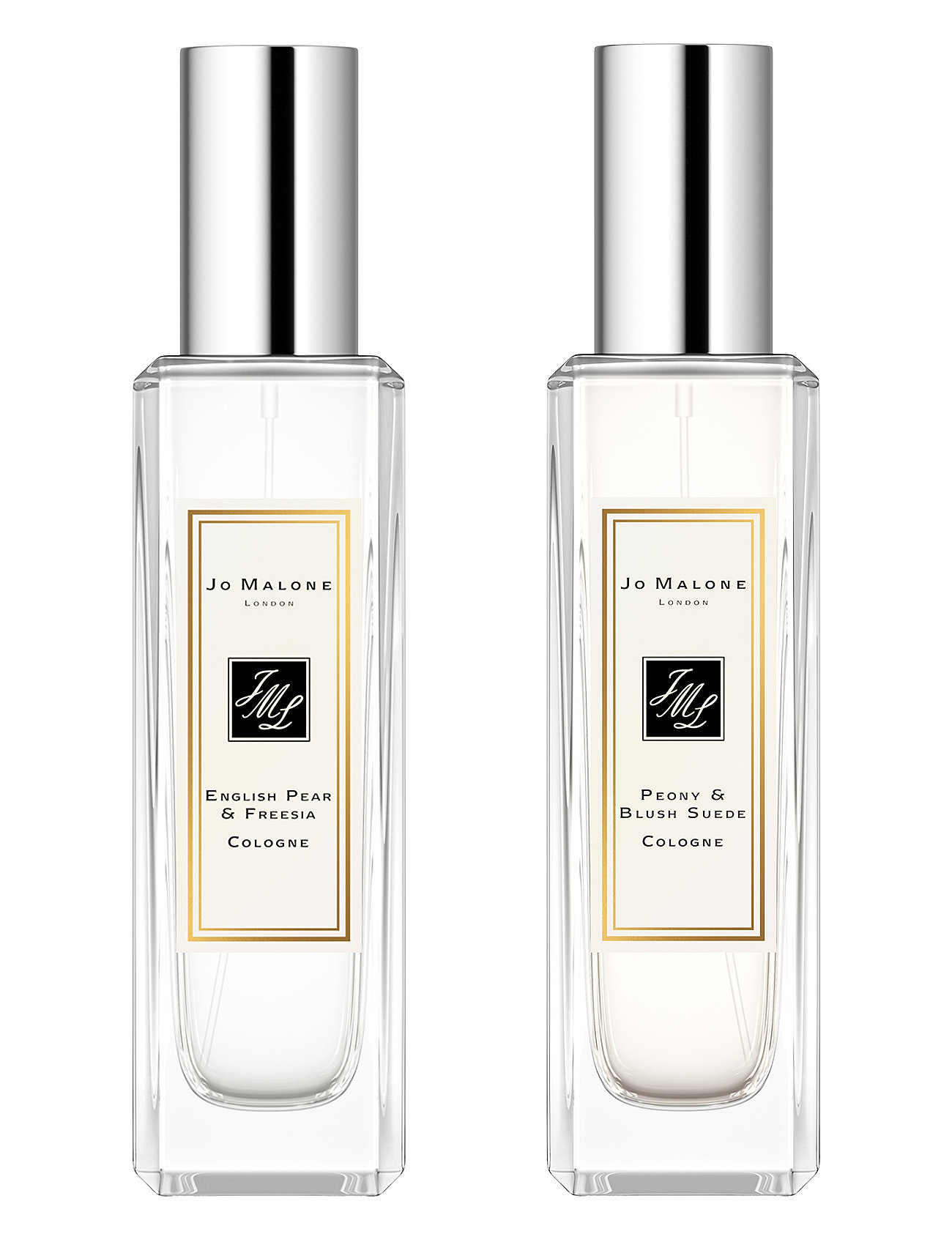 Jo Mal London Scent Pairing Duo English Pear & Freesia + Peony & Blush Suede Nude