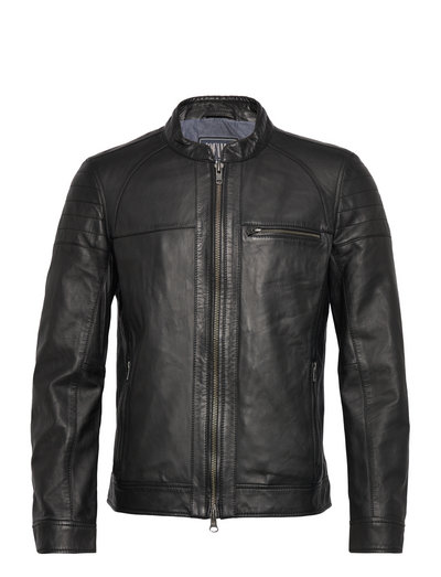 Jofama Costner Zipped Leather Jacket - 370 €. Buy Leather Jackets from ...