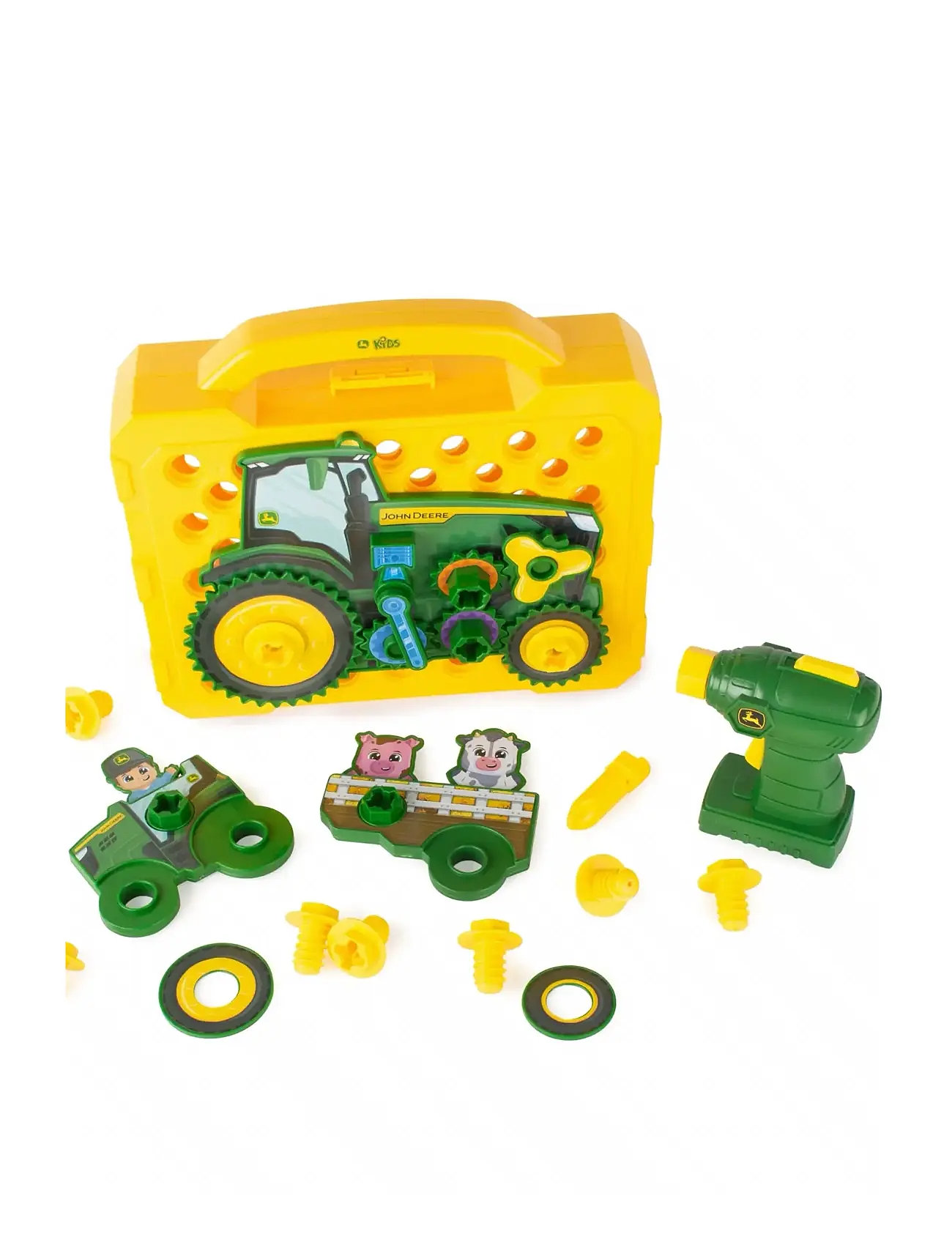 John Deere John Deere Build-A-Buddy Board, One Size, Green, Byggesæt Og -Klodser > Byggesæt, Børn