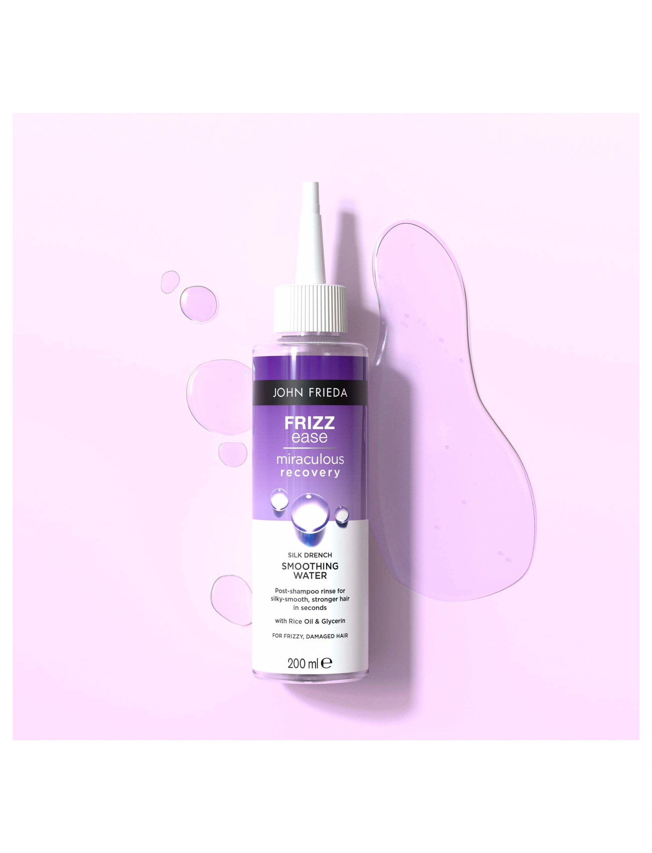 John Frieda Frizz Ease Miraculous Recovery Silk Drench Smoothing Water 200 ml, 200 ml, Nude, Care > Hair Serum, Dame