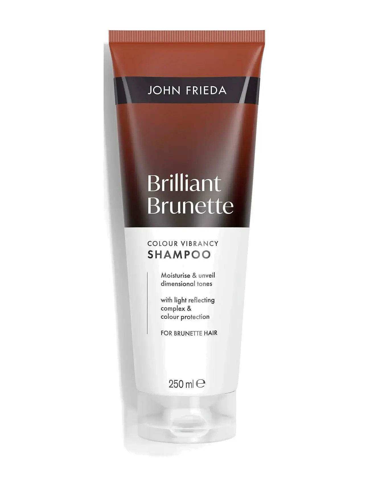 John Frieda Brilliant Brunette Colour Protecting Shampoo 250 ml, 250 ml, Nude, Pleje > Shampoo, Dame