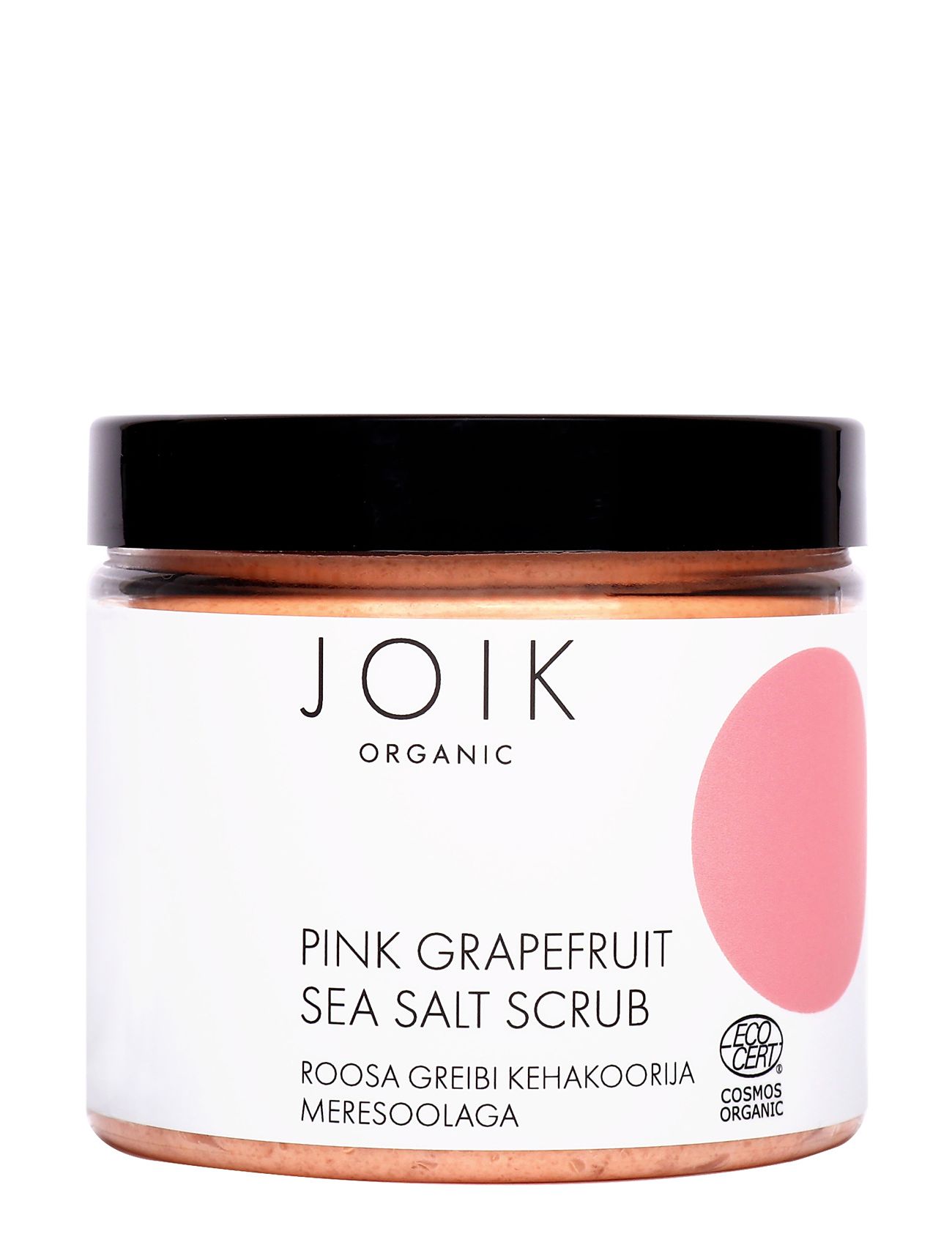 Joik Organic Pink Grapefruit Sea Salt Scrub Beauty Women Skin Care Bath Products Nude JOIK